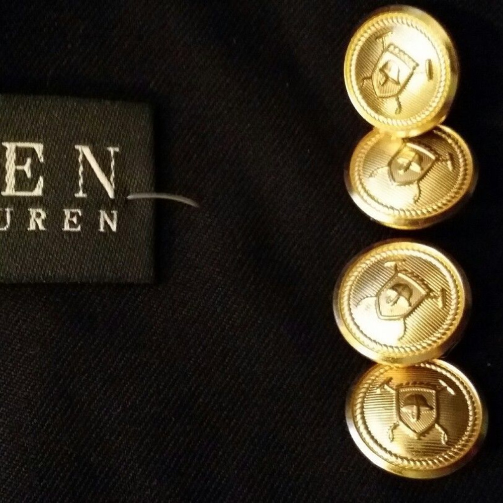 NEW 46L Ralph Lauren Polo Navy Blazer Jacket Coat